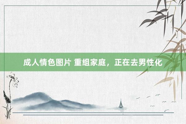 成人情色图片 重组家庭，正在去男性化