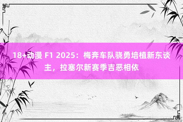 18+动漫 F1 2025：梅奔车队骁勇培植新东谈主，拉塞尔新赛季吉恶相依